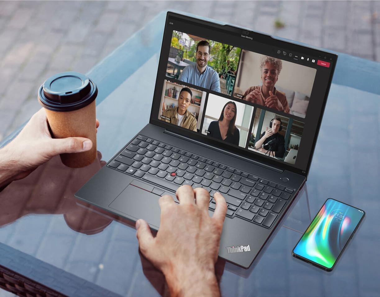 Lenovo ThinkPad E16 Gen 2 Business Laptop (16' FHD+ Touchscreen, AMD Ryzen 7 7735U (> Intel i7-1355U), 32GB DDR5 RAM, 1TB SSD) Backlit KB, 1080p Webcam, Ethernet, Wi-Fi 6E, Win 11 Pro w/ Copilot