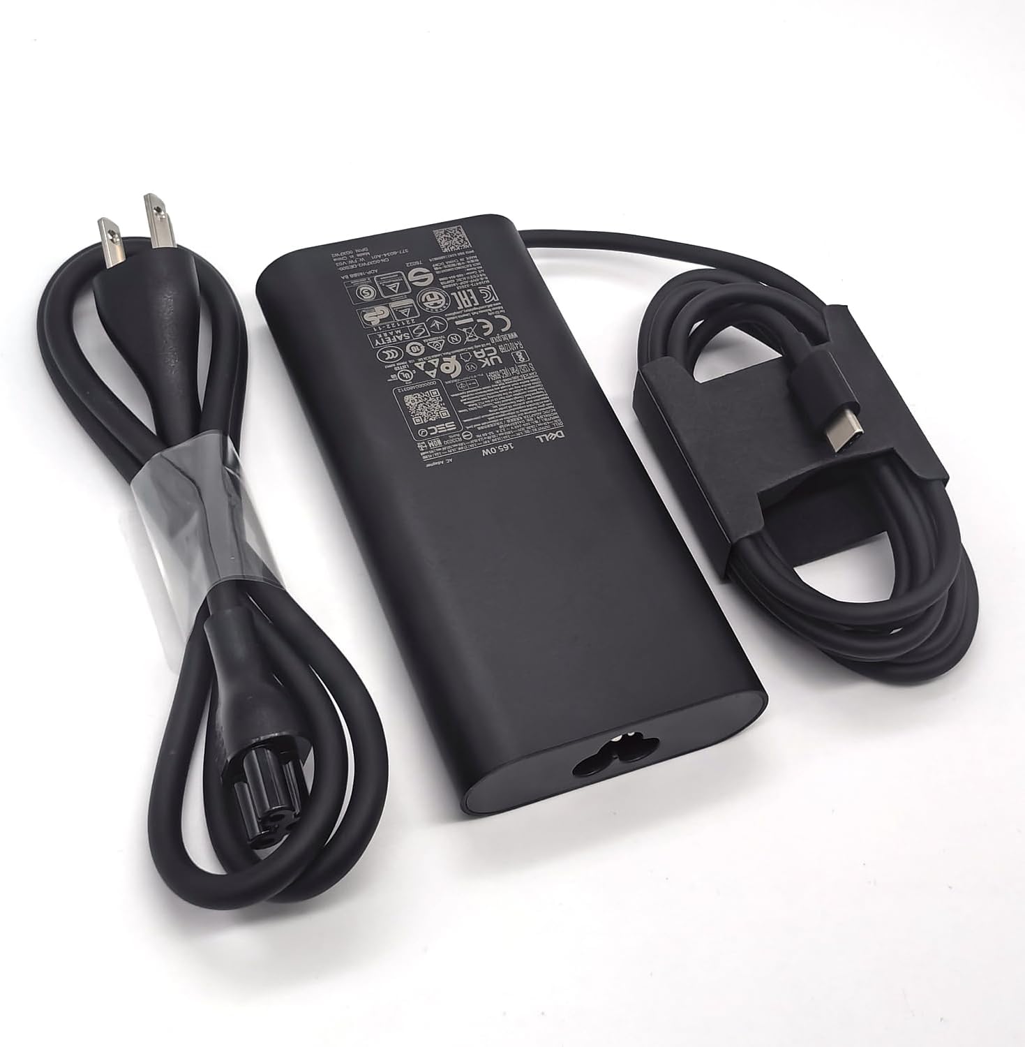 Dell Laptop Charger GAN 165W Watt USB Type C AC Power Adapter, Precision 5680 5690 AC Charger, XPS 17 9720 9730 AC Adapter, Balck, DA165PM210