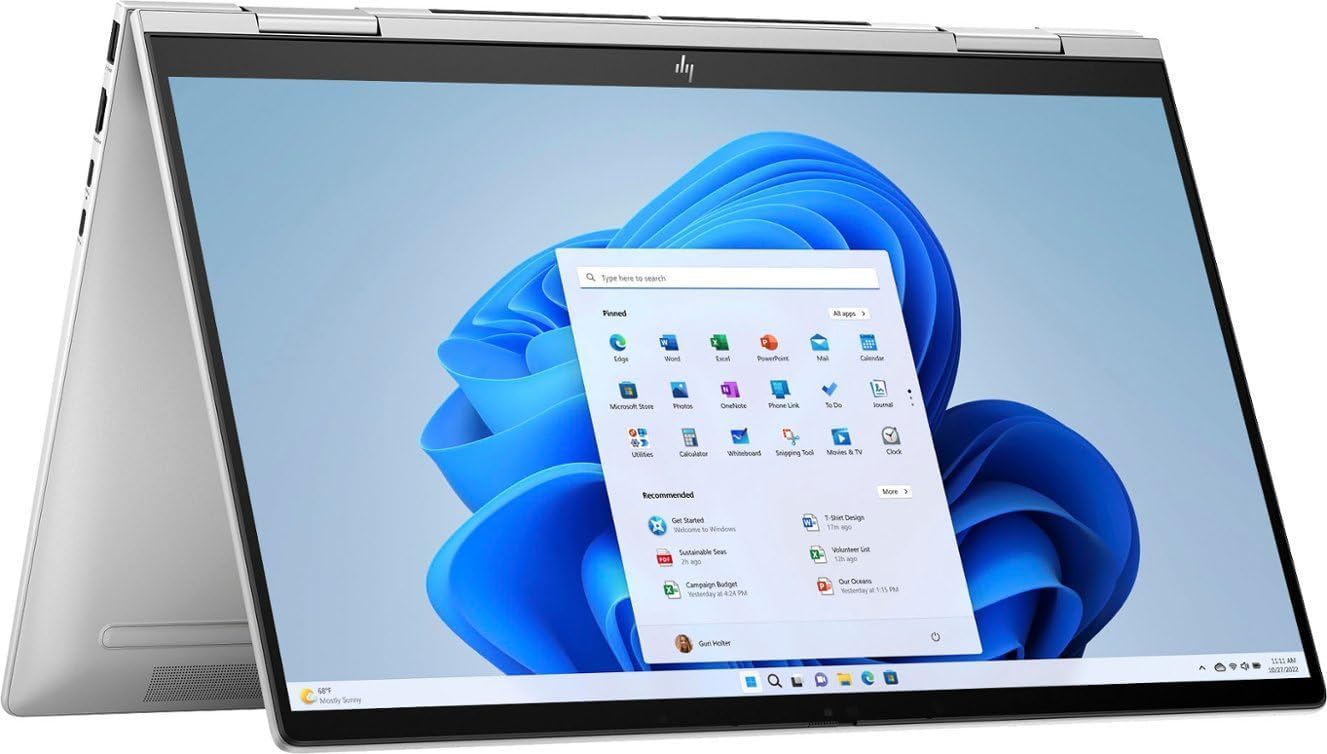 HP - Envy 2-in-1 15.6' Full HD Touch-Screen Laptop - Intel Core i7-16GB Memory - 512GB SSD - Natural Silver