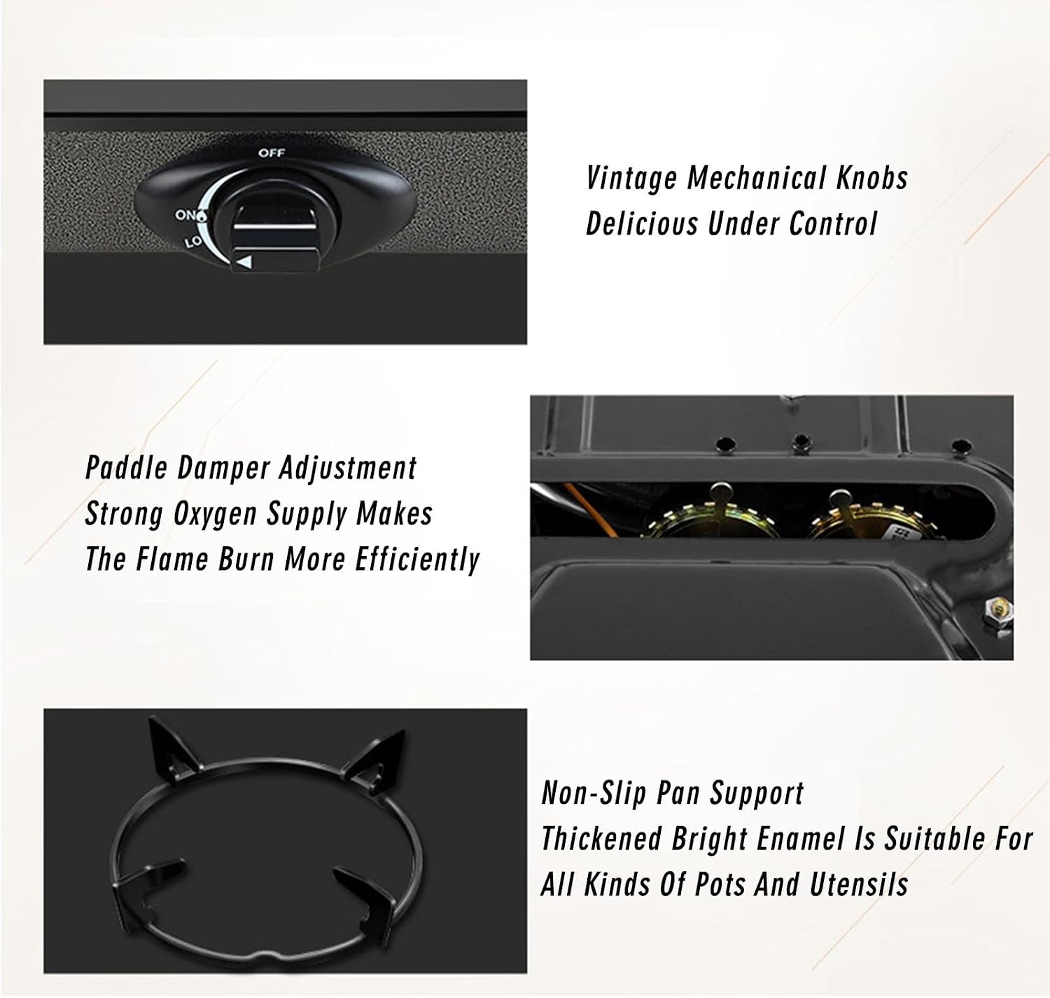 Cassette Stove,Portable Gas Stove,Max 13648BTU Single Burner Cassette Stove Piezo-Ceramic Ignition for Camping Cooking Car Travel Home and Apartment (Color : LPG)