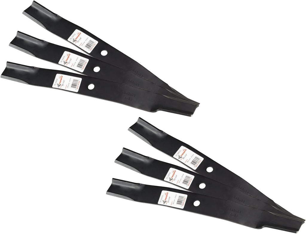Rotary Lawn Mower Blade Fits Woods Models RM59 RM500 L59 F35 For 60 Deck High Lift Blade With Left Hand Cut