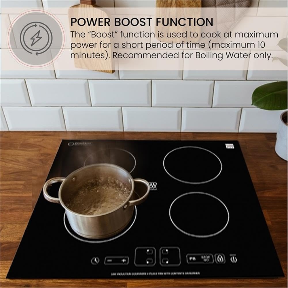Equator Advanced Appliances 220V - 24' Built in Induction Cooktop 4 Burner