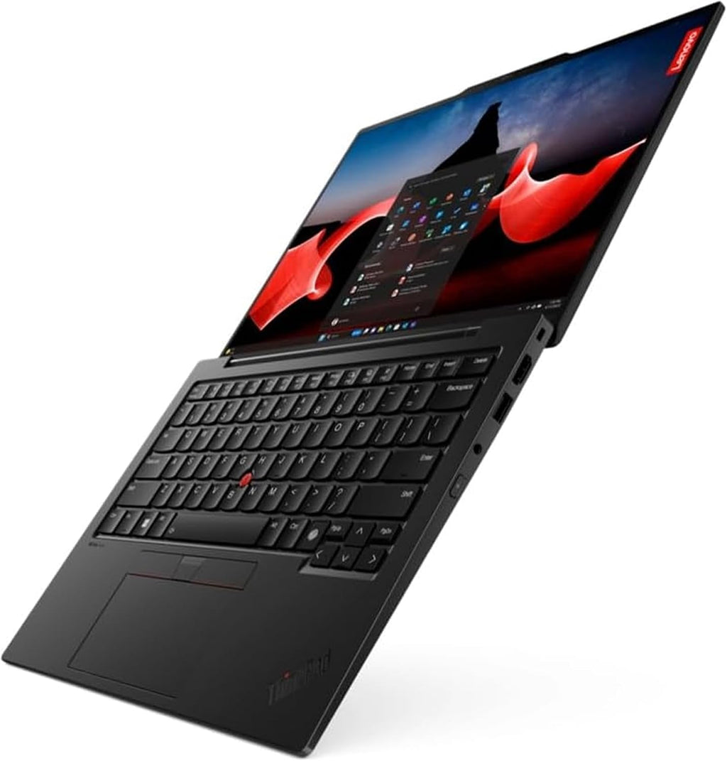 Lenovo Gen 12 ThinkPad X1 Carbon Laptop with Intel Ultra 7 155H Processor, 14' WUXGA 100% sRGB Touchscreen, 32GB 6400MHz DDR5 RAM, 1TB Gen4 Performance SSD, FHD+ IR+ RGB Camera, and Windows 11 Pro