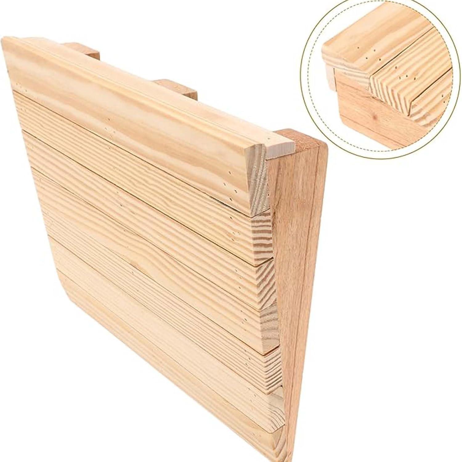 Rise Doorway Ramp 19.7x12x3in, Outdoor Curb Ramp, Portable Wooden Doorway Ramp, Portable Mobile Threshold Rise Ramps, Easily Carried, for Home/Garden Step/Sheds Doors