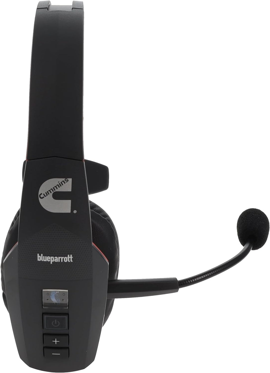 Cummins Edition BlueParrott B450-XT Noise Cancelling Bluetooth Headset – Unique Design with Industry Leading Sound & Improved Comfort, Up to 24 Hours of Talk Time, IP54-Rated, Black Red