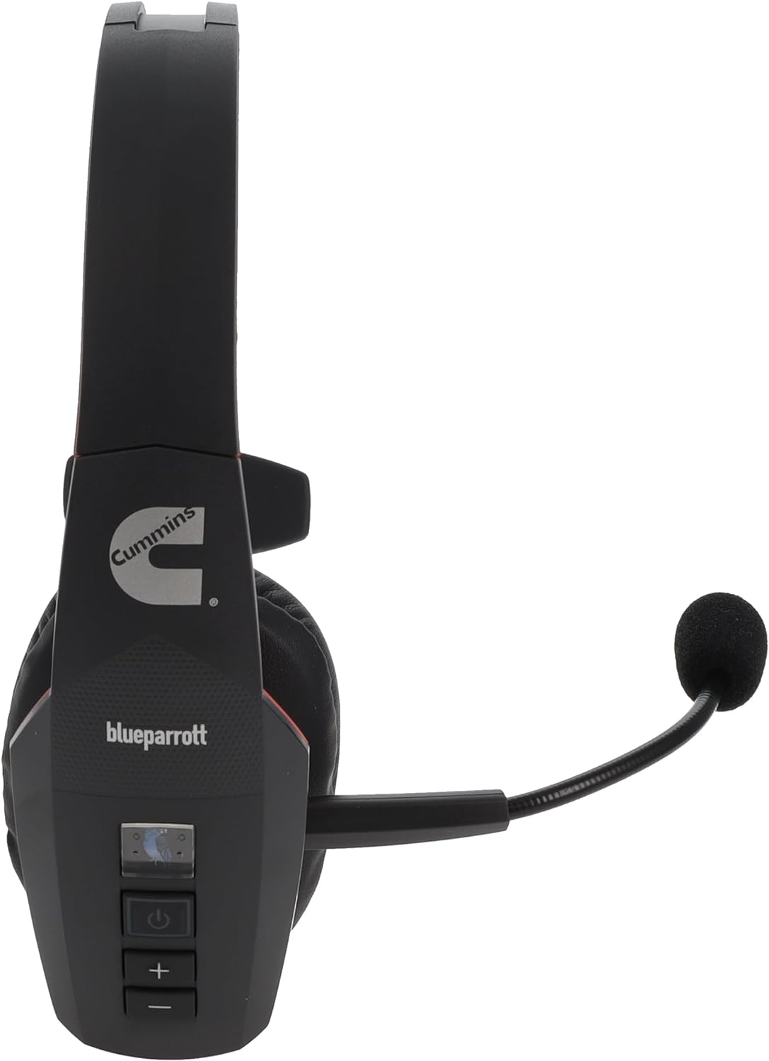 Cummins Edition BlueParrott B450-XT Noise Cancelling Bluetooth Headset – Unique Design with Industry Leading Sound & Improved Comfort, Up to 24 Hours of Talk Time, IP54-Rated, Black Red