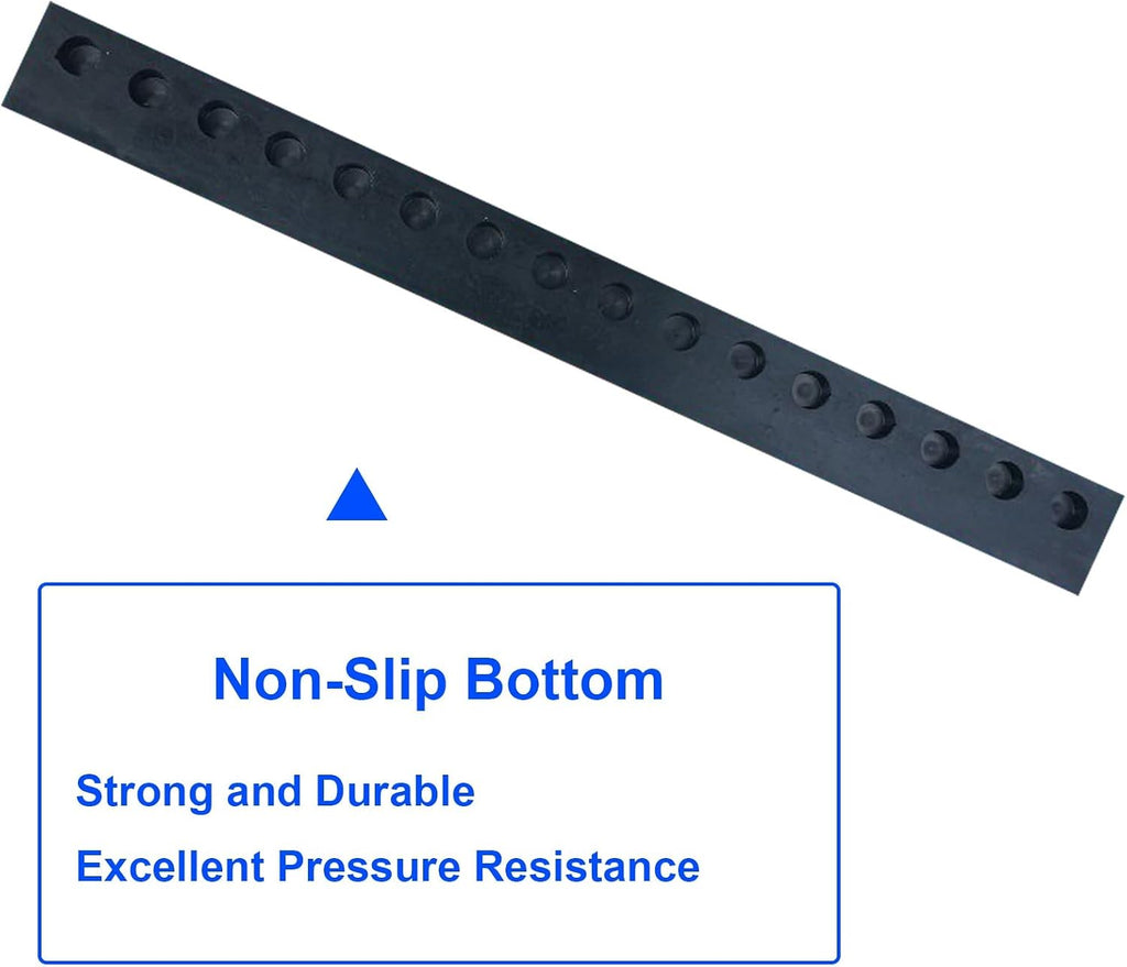 Threshold Ramp for Outdoor Door, Multiple, Sturdy Solid Rubber Curb Ramp for Wheelchair, Bike, Easy Installation(100 * 16 * 7cm/39 * 6.3 * 3in)