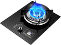Gas Cooker 1 Burner,5.2KW High-fire Timer,Gas/LP Gas Conversion Stove,with Flameout Protection,for Home Kitchen Motor Home Camp(LPG)
