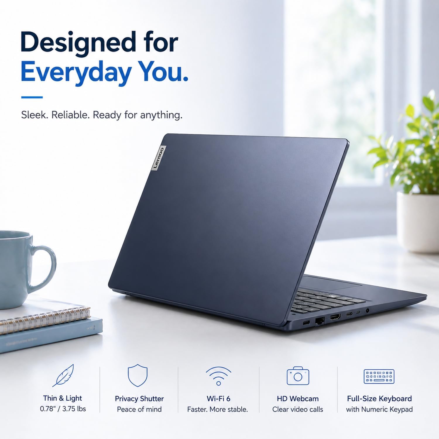 Lenovo New 16' WUXGA FHD Thinkbook Business and Student Laptop, Intel 8-Core i5-13420H Processor(Outperforms Ultra 7 155U), 16GB DDR5, 512GB PCIE, 14.5-Hour Battery Life, Bluetooth 5.3, Windows 11 Pro
