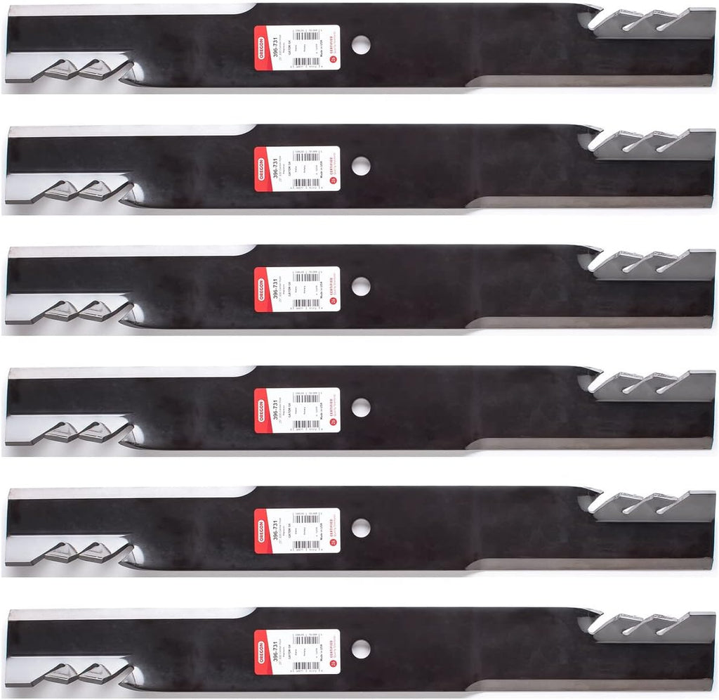 Oregon 6PK 396-731 G6 Gator Blades for 72' Husqvarna 539110745, 574481401