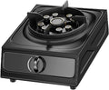 Gas Stove,Desktop Nine Chamber Stove Cooktop,1 Burners Gas Stoves Cooktop with Thermocouple Protection,Suitable for Home,Heat Load 17742.4BTU,NG/LPG (Color : LPG), 54768