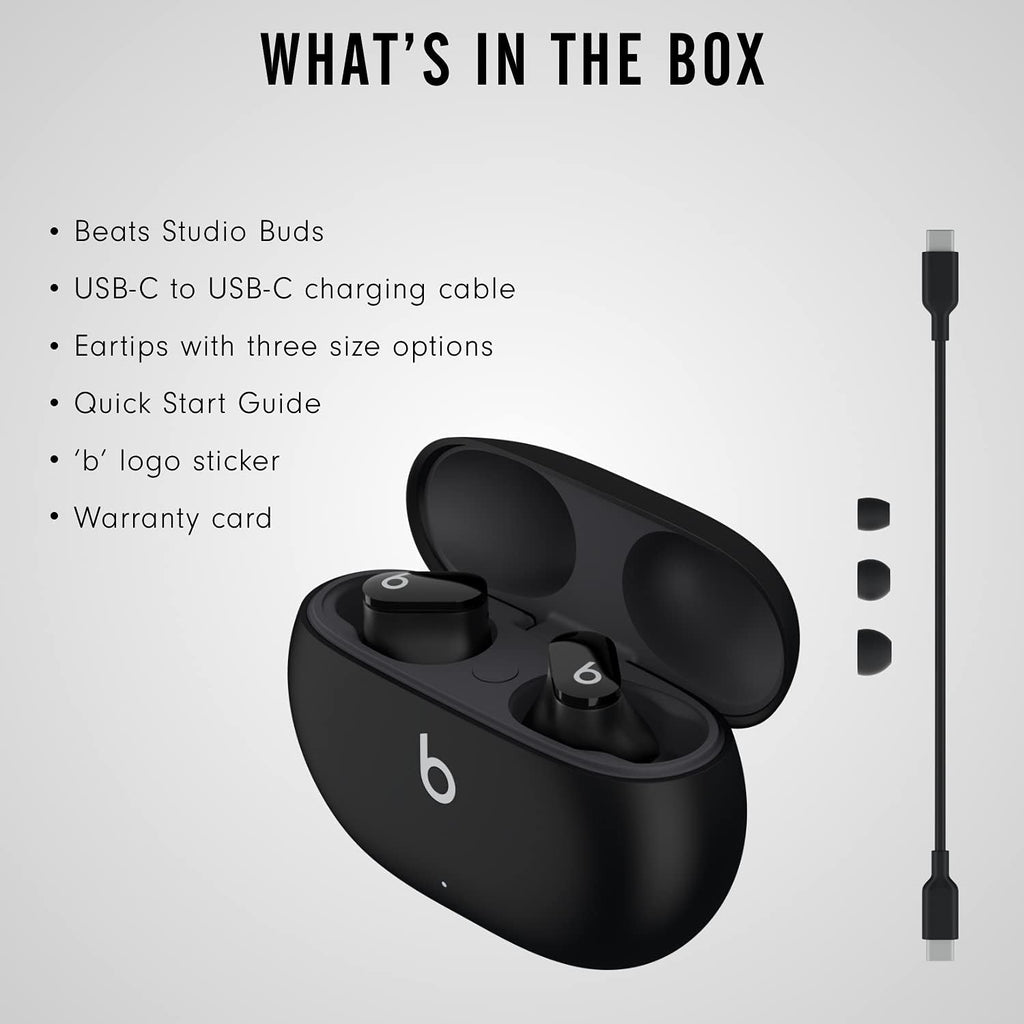 Beats Studio Buds with AppleCare+ for Headphones (2 Years) - Black