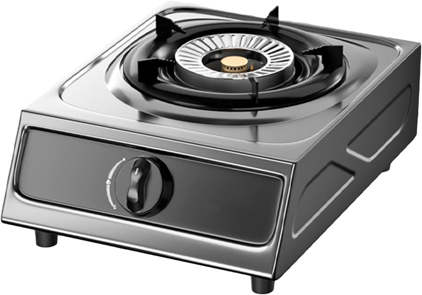 Cassette Stove,Portable Gas Stove,Max 17742.4BTU Single Burner Cassette Stove Piezo-Ceramic Ignition,for Camping Cooking Car Travel Home and Apartment (Color : NG, Size : Style 1)