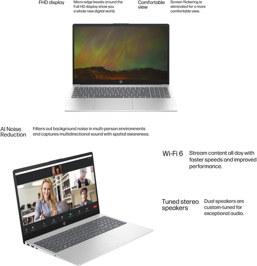 HP New 2026 Edition Core i7 15.6' Laptop | Intel High-Performance Core i7-1255U up to 4.7GHz | 16GB RAM - 2TB PCIe SSD | Webcam | FHD | Long Battery Life | Windows 11 | Business & Academic