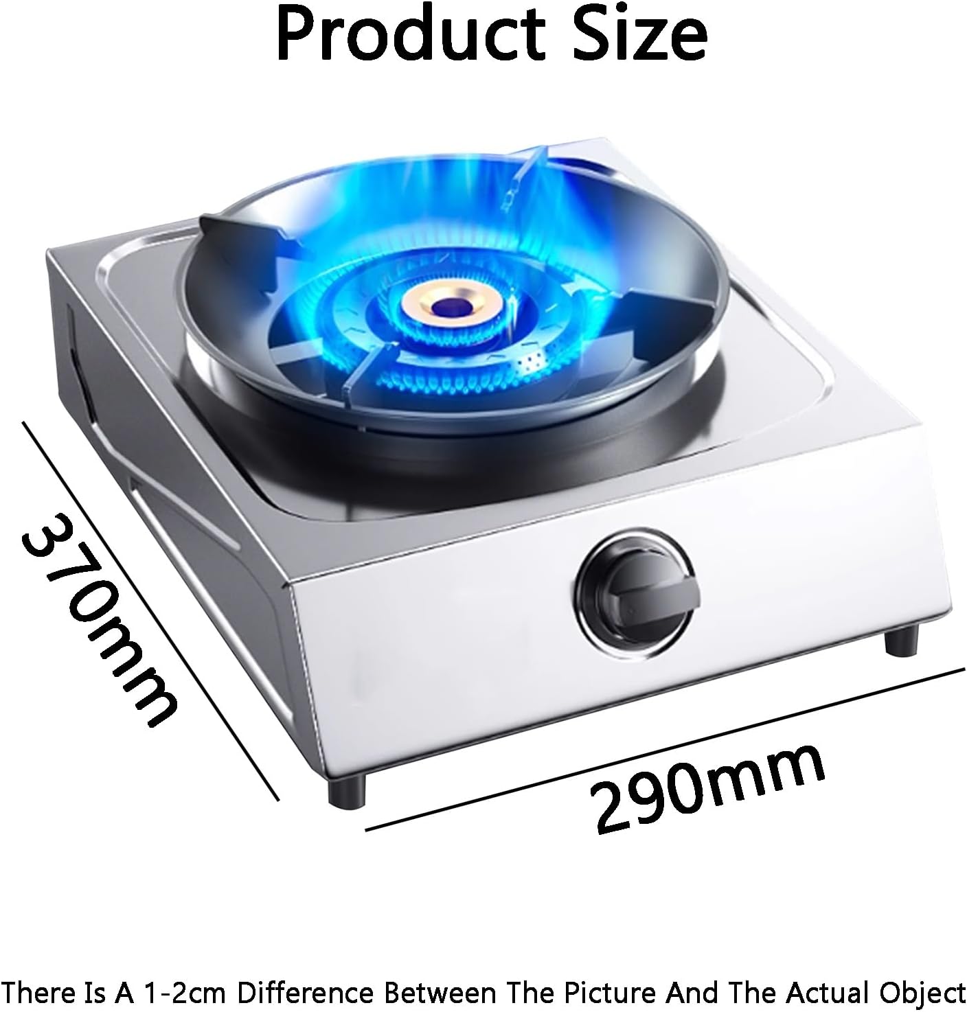 Gas Cooker,5.2kW Tabletop gas Stove,Single-Burner High-Fire cooker,Suitable for Camping Restaurants Home(LPG)
