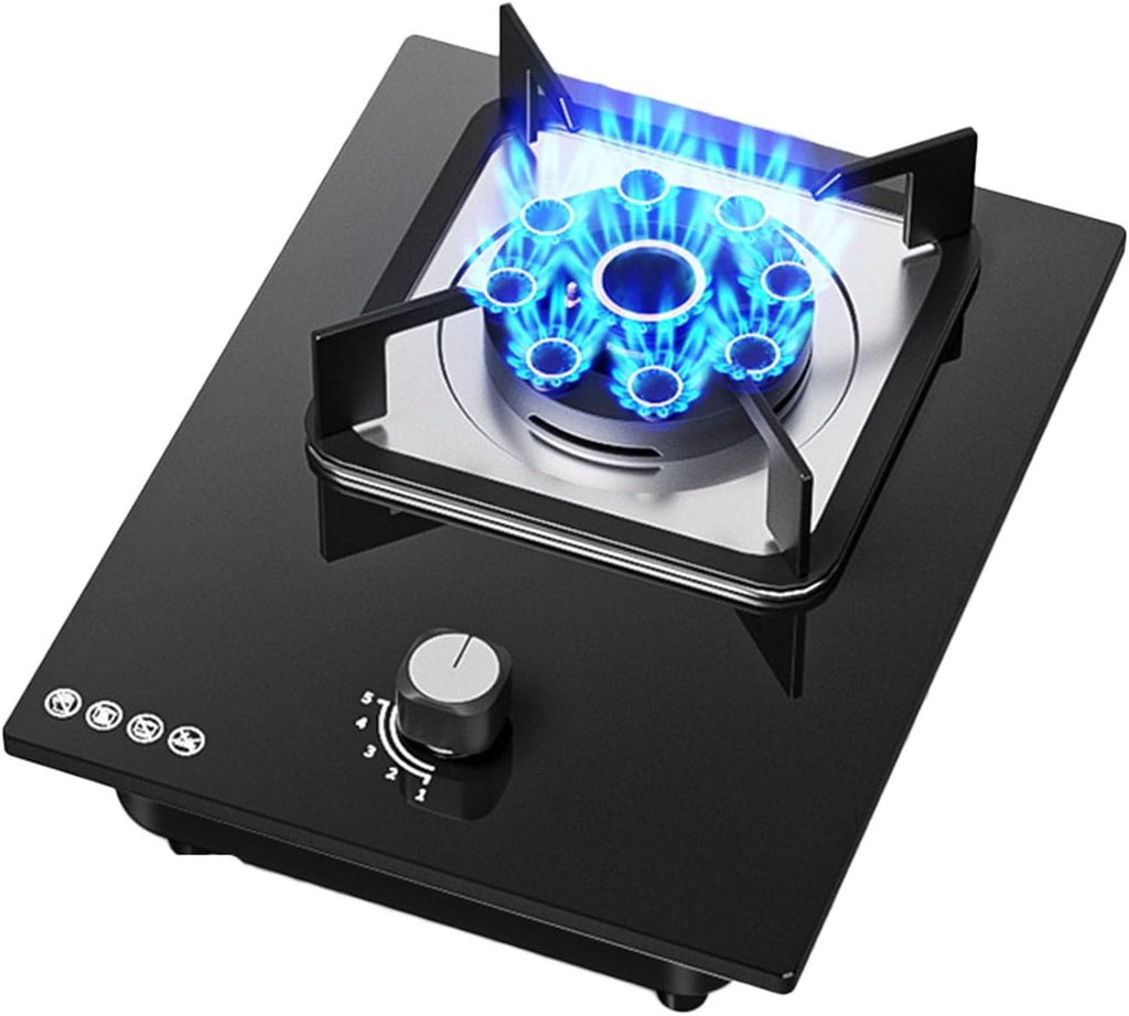 Single Burner Propane Stove,Propane Gas Stove,Desktop Embedded Dual Use,Max 17742.4BTU with Pulse Electronic Ignition Suitable for Apartments Kitchens and More (Color : Style 1, Size : NG)
