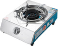 Portable Gas Stove,Cassette Stove,Max 16377.6BTU Single Burner Cassette Stove Piezo-Ceramic Ignition for Home Use Food Stalls and Canteens (Color : LPG, Size : Style 1)