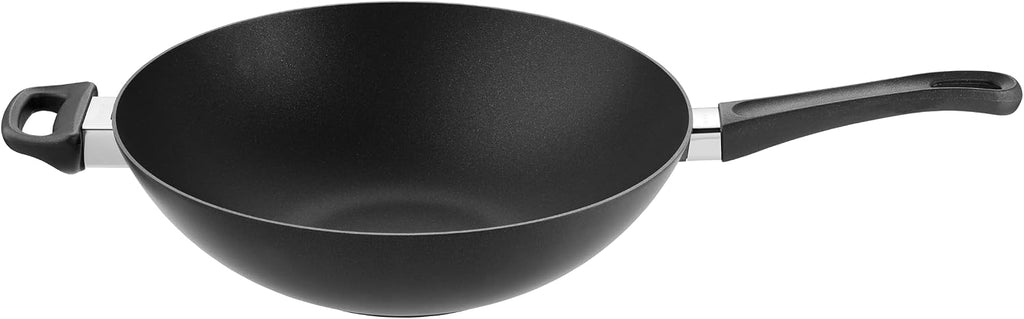 Scanpan Classic Induction 12 1/5 Inch Nonstick Wok – Compatible with All Cooktops, Induction Ready, Metal Utensil Safe, Oven Safe to 500°F, Dishwasher Safe