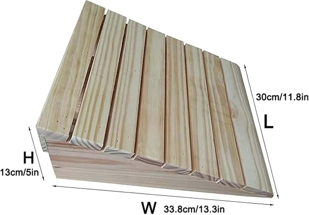Threshold Ramps 19.7x31.5x7.1in, Doorway Ramp Non Slip, Wooden Portable Wheelchair Ramp, Easily Carried, for Pets/Kids/Elderly/Disabled,Wheelchairs Walkers Car Motorcycle