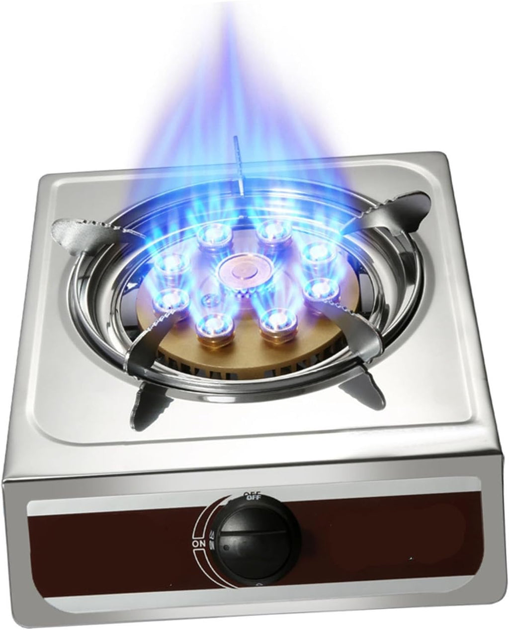 Portable Gas Stove,Cassette Stove,Max 23884BTU Single Burner Cassette Stove Piezo-Ceramic Ignition for Car Travel Home and Apartment (Color : NG)