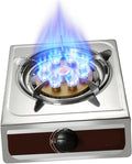 Portable Gas Stove,Cassette Stove,Max 23884BTU Single Burner Cassette Stove Piezo-Ceramic Ignition for Car Travel Home and Apartment (Color : NG)