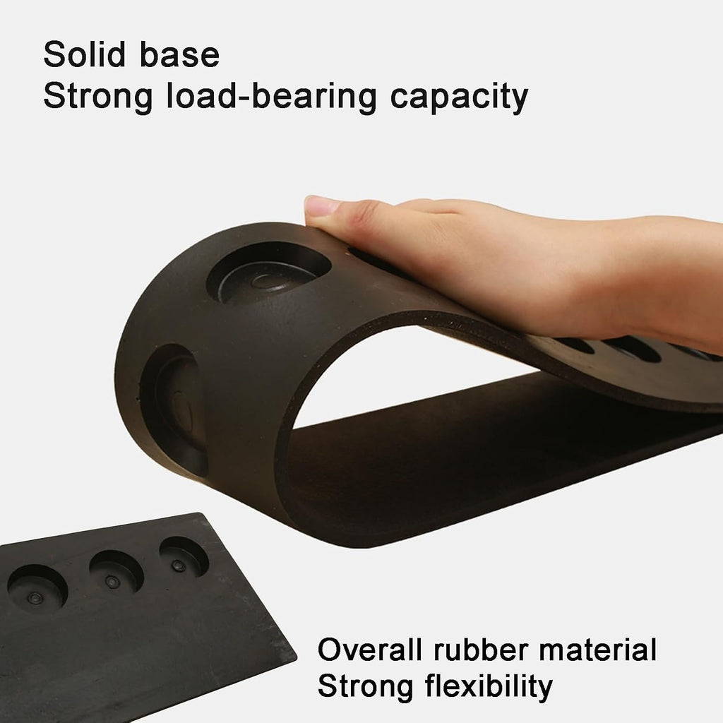 Wheelchair Ramp Nonslip Threshold Ramp Angled Rise Rubber Curb Ramp Portable Lightweight for Doorways Stairs Steps(98 * 8 * 2cm/39 * 3.1 * 0.8in)