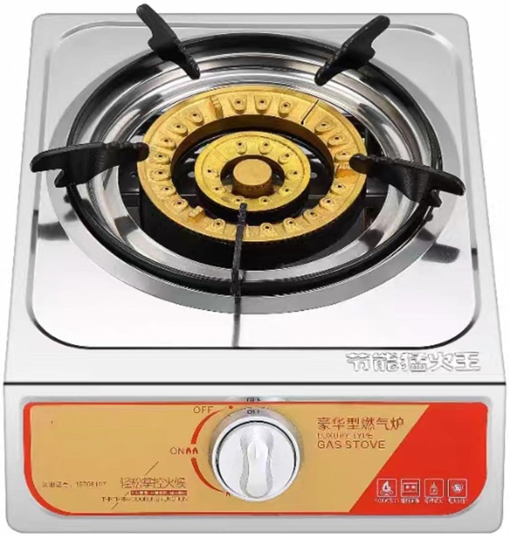 Cassette Stove,Portable Gas Stove,Max 16377.6BTU Single Burner Cassette Stove Piezo-Ceramic Ignition, for Camping Cooking Car Travel Home and Apartment