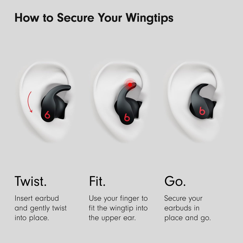 Beats Fit Pro (1st Gen) - True Wireless Noise Cancelling Earbuds - Active Noise Cancelling - Sweat Resistant Earphones, Compatible with Apple & Android, Class 1 Bluetooth® - Beats White