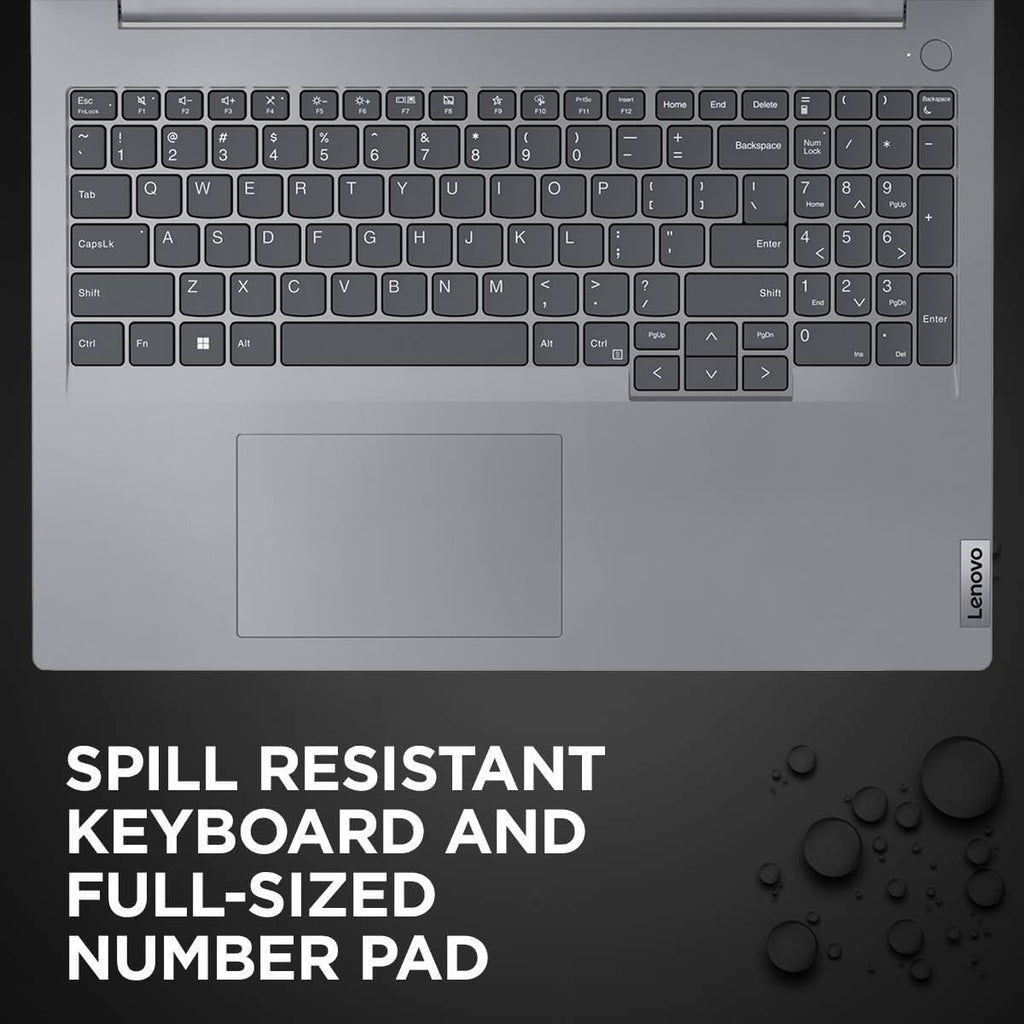 Lenovo ThinkBook 16 Gen 6 Business Laptop (16' FHD+ Touchscreen, Intel 8-Core i5-13420H (> i7-1255U), 16GB DDR5 RAM, 512GB SSD), Thunderbolt 4, Ethernet, Wi-Fi 6, Webcam, Win 11 Pro w/ Copilot, Grey