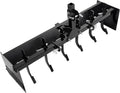 ECOTRIC 55' 3-Point Box Scraper Compatible with CAT-0 Garden Lawn Mower Tractor w/Adjustable Blade for Gravel Snow Landscaping Construction Agriculture