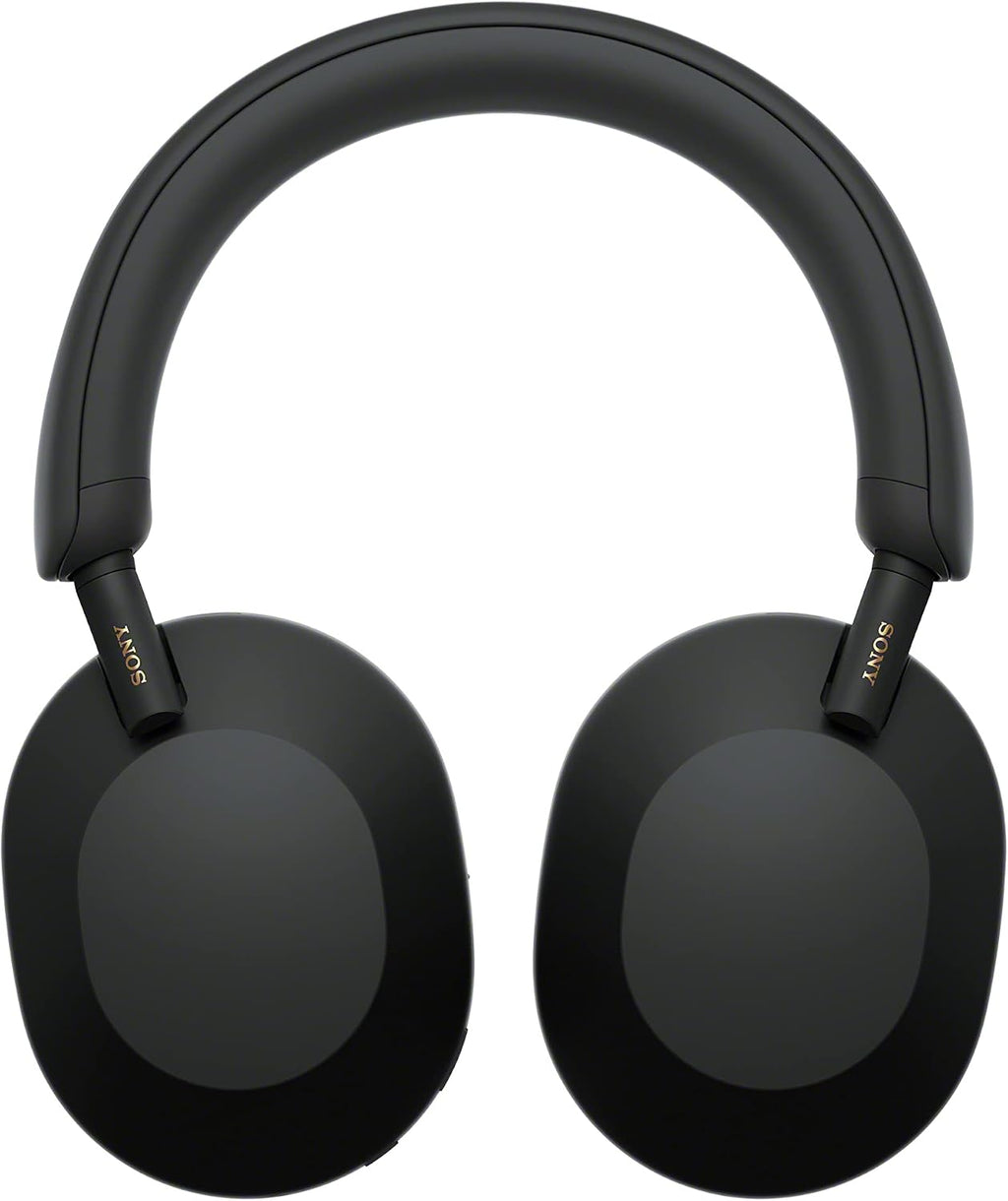 Sony WH-1000XM5-BLACK Wireless Over-Ear Noise Canceling Headphones - Black with 2 Year Amber Protection Plan (2022)