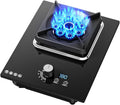 Single Burner Propane Stove,Propane Gas Stove,Desktop Embedded Dual Use,Max 17742.4BTU with Pulse Electronic Ignition Suitable for Apartments Kitchens and More (Color : Style 3, Size : NG)