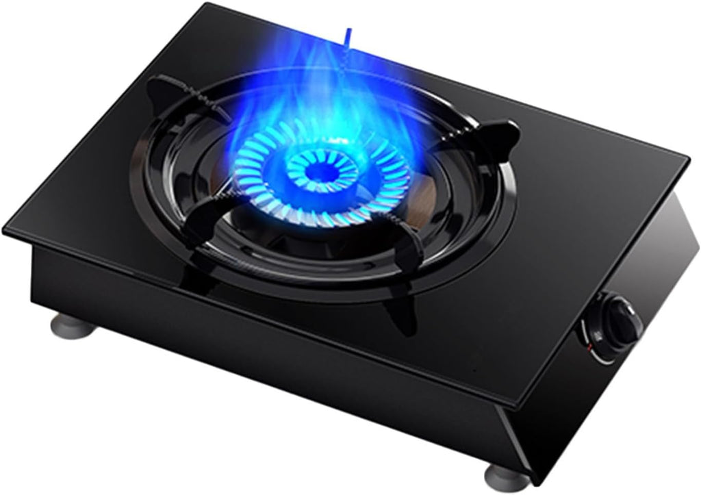 Cassette Stove,Portable Gas Stove,Max 14330.4BTU Single Burner Cassette Stove Piezo-Ceramic Ignition for Camping Cooking Car Travel Home and Apartment (Color : LPG, Size : Style 1)