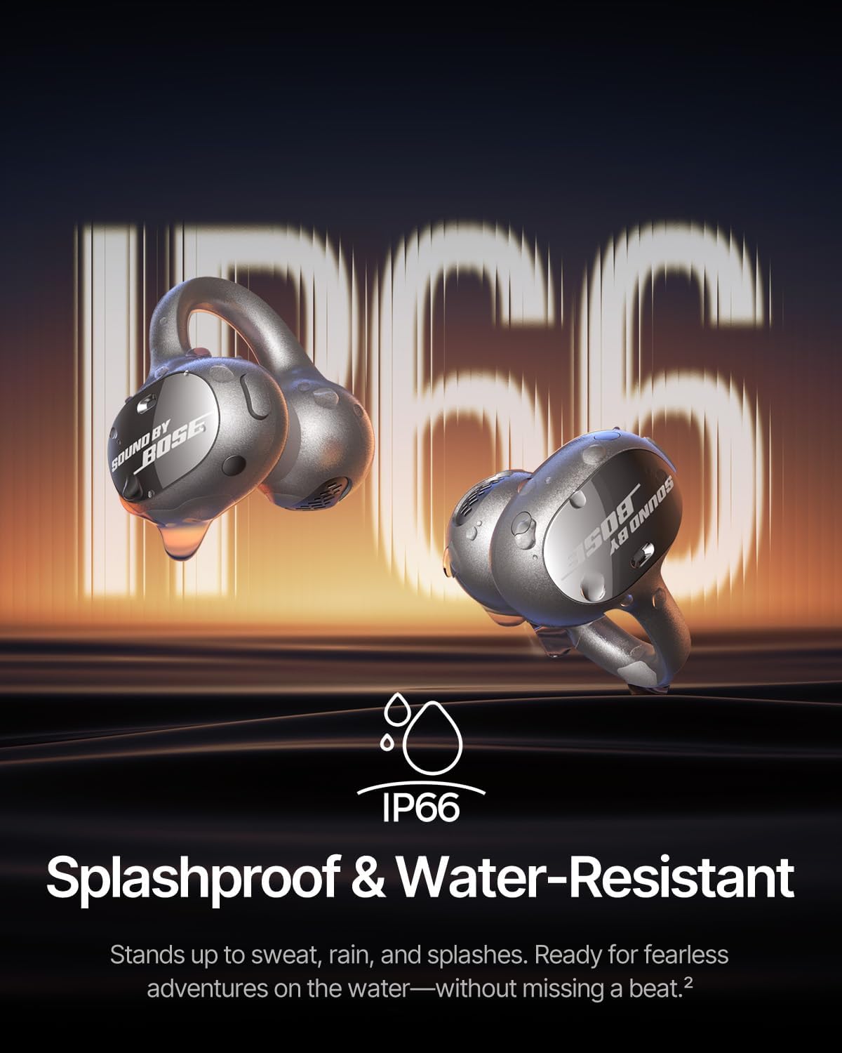 Baseus Inspire XC1 Open Ear Clip-On Earbuds, Sound by Bose, Dolby Audio, Adaptive Tunning Sound, Hybrid 2-Way Driver, Zero-Sense Air Cushion, 4-Mic Adaptive Clear Calls, IP66 Waterproof, 40H Playtime