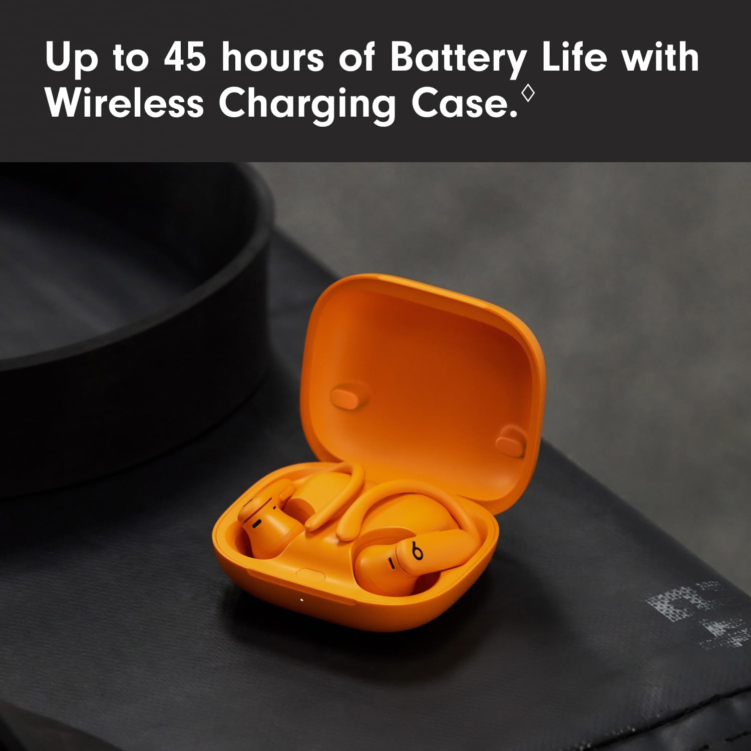 Beats Powerbeats Pro 2 Wireless Bluetooth Earbuds - Noise Cancelling, Heart Rate Monitor, IPX4, Up to 45H Battery & Charging Case, Works with Apple & Android - Electric Orange (Renewed)