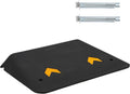 4' Rubber Threshold Ramp, 33000 Lbs Capacity Wheelchair Ramp with Non-Slip Surface, Portable Mobility Ramps for Doorways, Steps, Curbs, Driveways, Scooters & Walkers