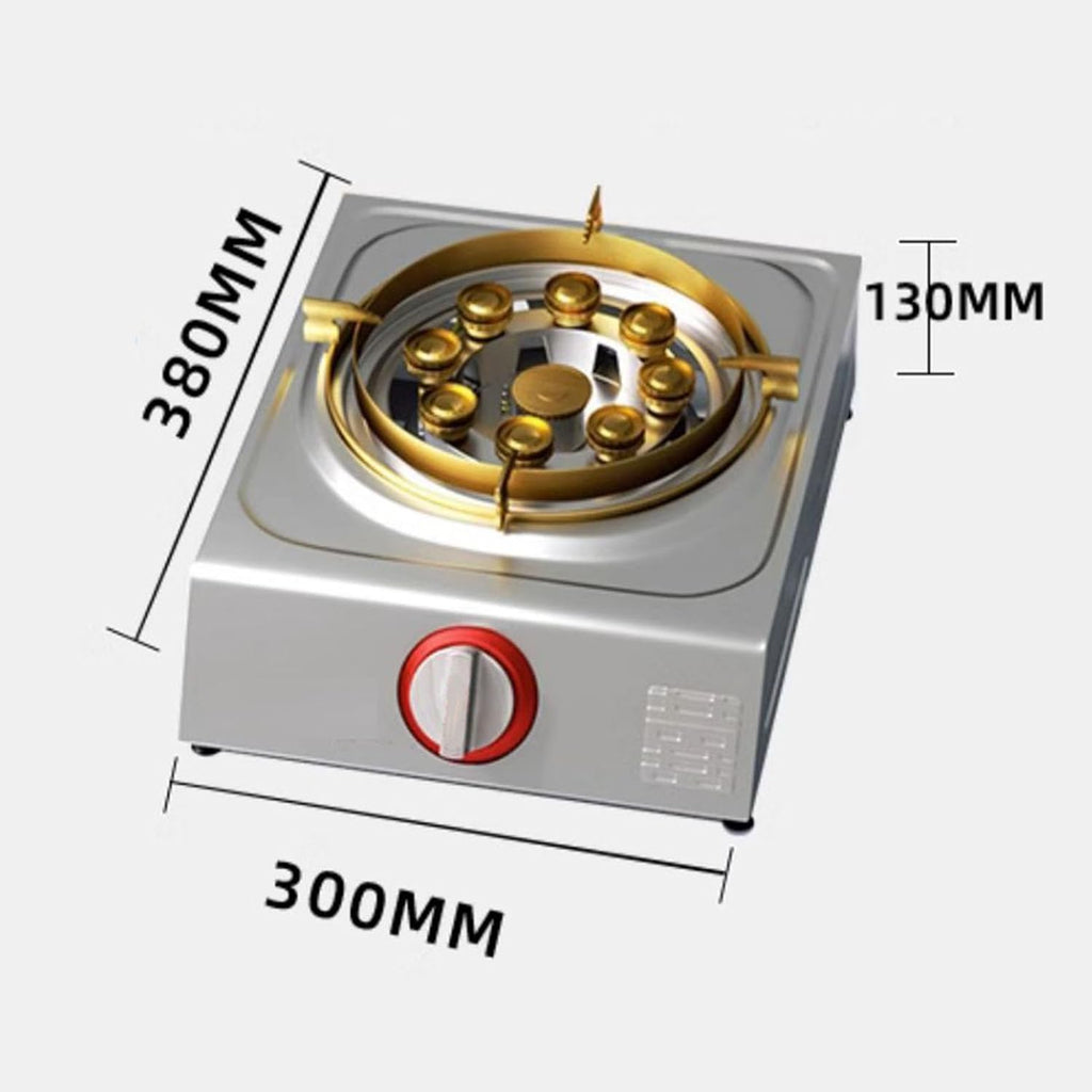 Portable Gas Stove,Cassette Stove,Max 14330.4BTU Single Burner Cassette Stove Piezo-Ceramic Ignition for Home Use Food Stalls and Canteens (Color : LPG)