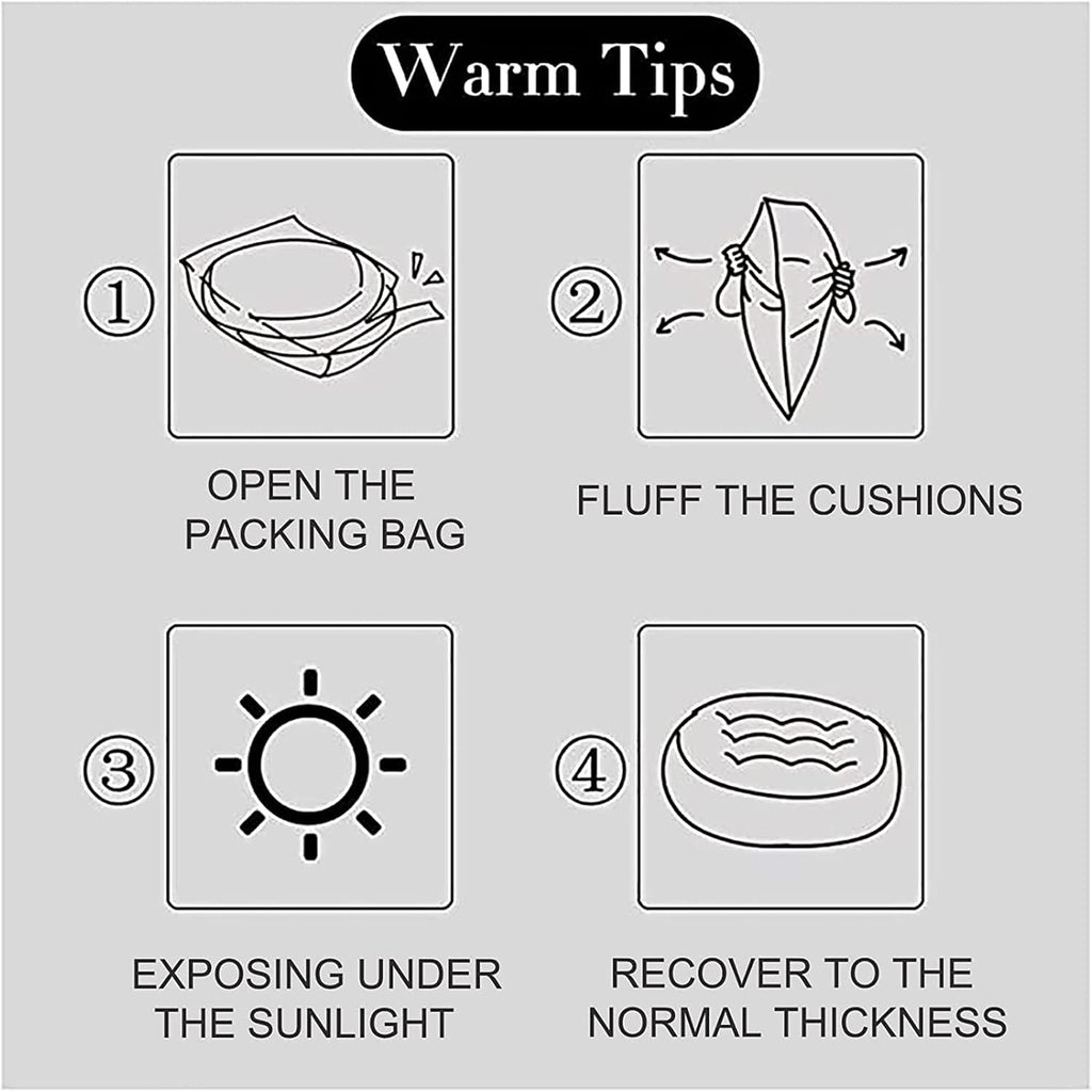 HUHJYUGE Egg Chair Cushion Only, Outdoor Hanging Swing Chair Seat Cushion Replacement, Thicken Waterproof Washable Hammock Chair Cushion with Headrest and Armrests, for Garden