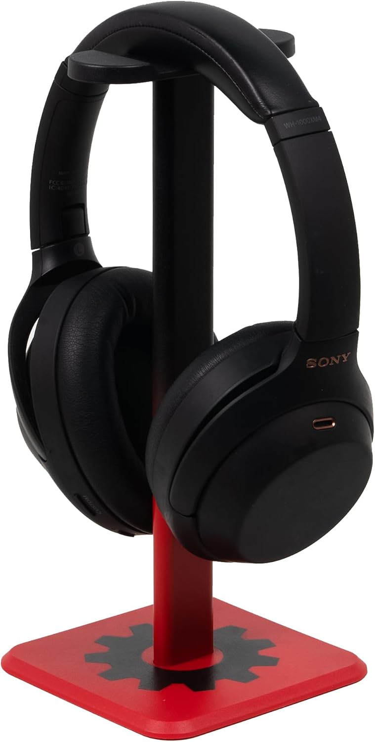 Sony WH-1000XM4 Wireless Premium Noise Canceling Overhead Headphones with Mic for Phone-Call and Alexa Voice Control, Black WH1000XM4 Bundle with Deco Gear Pro Audio Headphone Stand