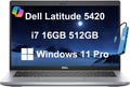 Dell Latitude 5420 Business Laptop (14' FHD Anti-Glare, Intel Core i7-1185G7, 16GB RAM, 512GB SSD) 2 x Thunderbolt 4, Backlit, HD IR Webcam, Ethernet, Wi-Fi 6, Bluetooth 5.1, IST HUB, Win 11 Pro, Gray