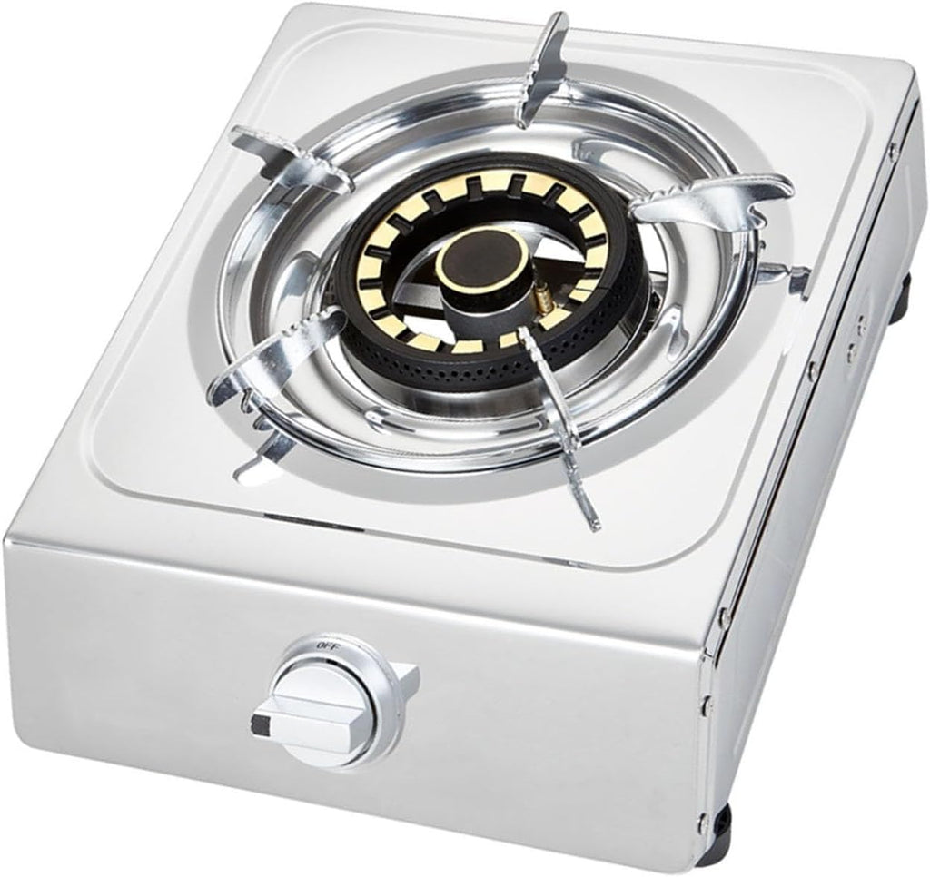 Portable Gas Stove,Cassette Stove,Max 16377.6BTU Single Burner Cassette Stove Piezo-Ceramic Ignition for Car Travel Home and Apartment (Color : LPG)