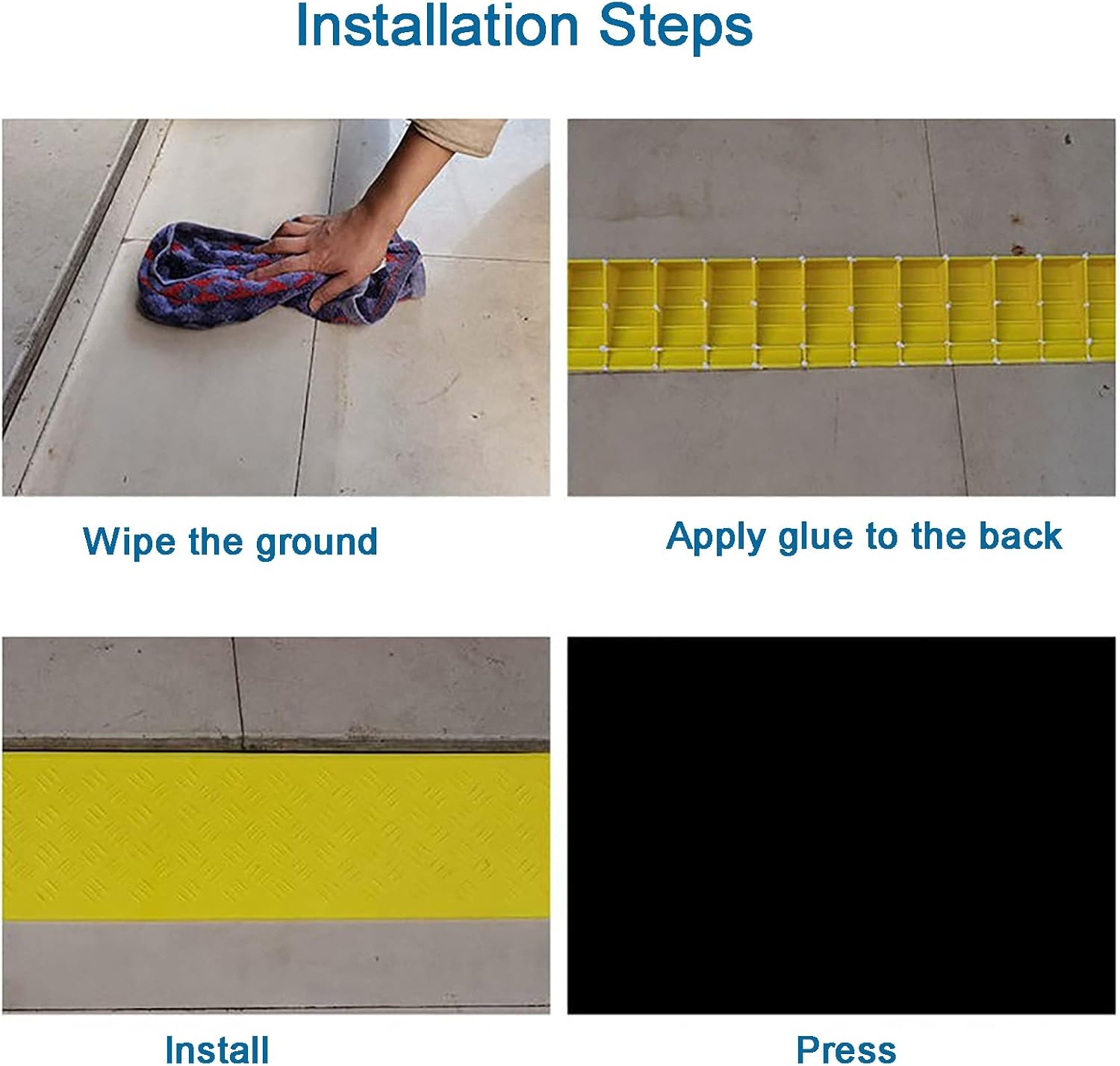 Ramps Portable Threshold Ramps, 3-9cm High, Indoor Curb Ramps, Non-Slip Kerb Ramp for Threshold Wheelchair Scooter Sweeping Robot, Door Step Accessible Rise Channel Mat