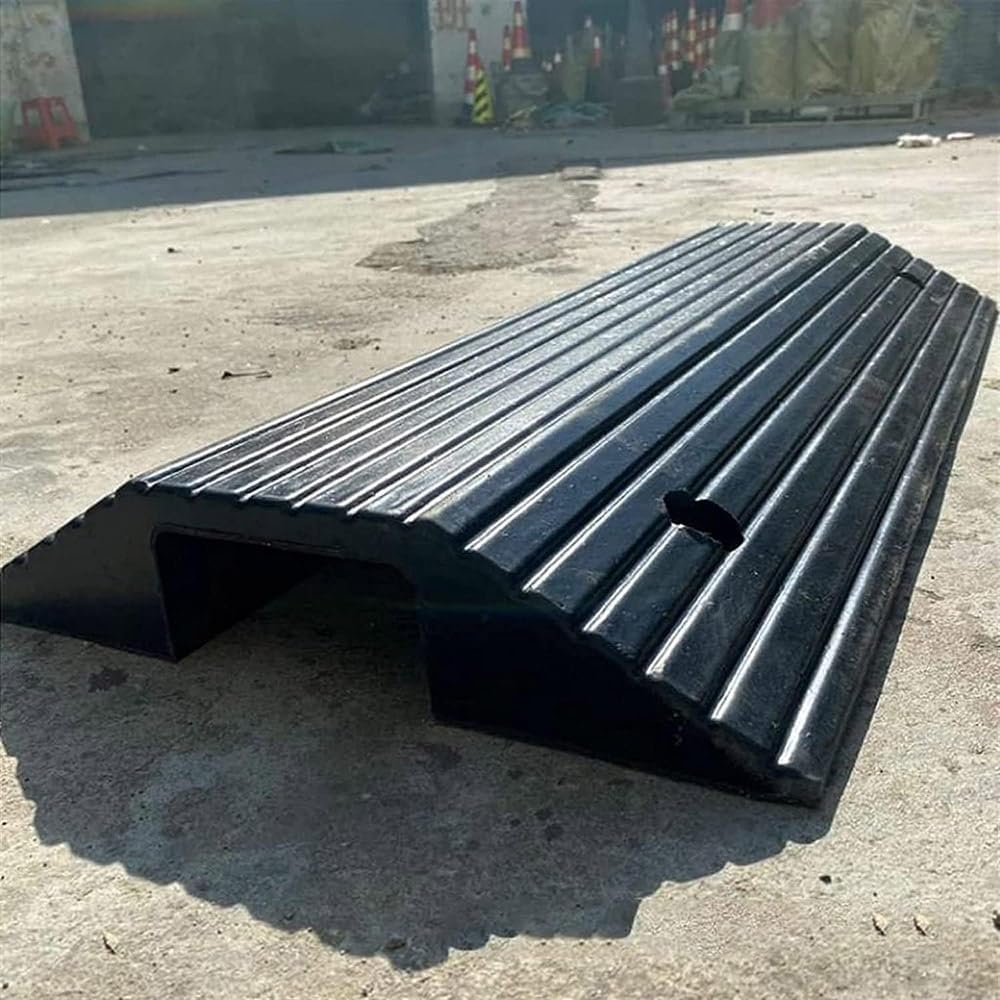 Wheelchair Ramp for Doorways, Rubber Bridge Threshold 3 Inch 4 Inch Rise Ramp for Home Motorcycle Factories Schools Driveways(80x40x8cm/31x16x3in)