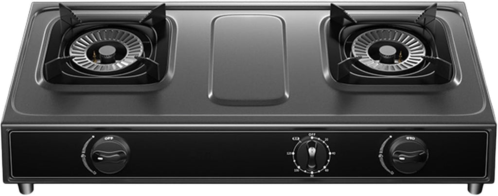 Propane Stove,2 Burners Portable Propane Stove,17742.4BTU High Power Stainless Steel Gas Cooktop for Kitchen Outdoor RV and Apartments (Color : NG, Size : Style 2)