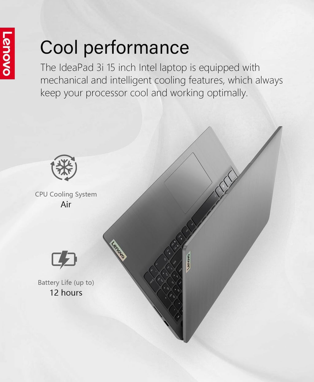 Lenovo 2023 Ideapad 3i Laptop, 15.6' FHD Touchscreen, 11th Gen Intel Core i3-1115G4 Processor, 12GB DDR4 RAM, 256GB SSD, HDMI, Webcam, Wi-Fi6, Bluetooth, Win11, Arctic Grey, W/GaLiMu