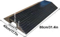 Threshold Ramp Bridge Ramp Getting Thru Door, Threshold Mat, Double-Sided Slope Mat, for Wheelchairs, Cars Vehicles, Caravan, Skateboard, Motorcycle(10cm/4in)