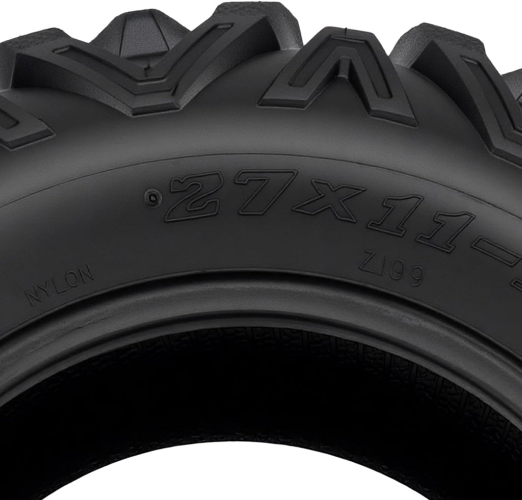 KAX 27x11-14 ATV UTV All-terrain Tires,27x11-14 Off-Road Mud Tires,6 Ply, 1Pcs,Tubeless Z-199