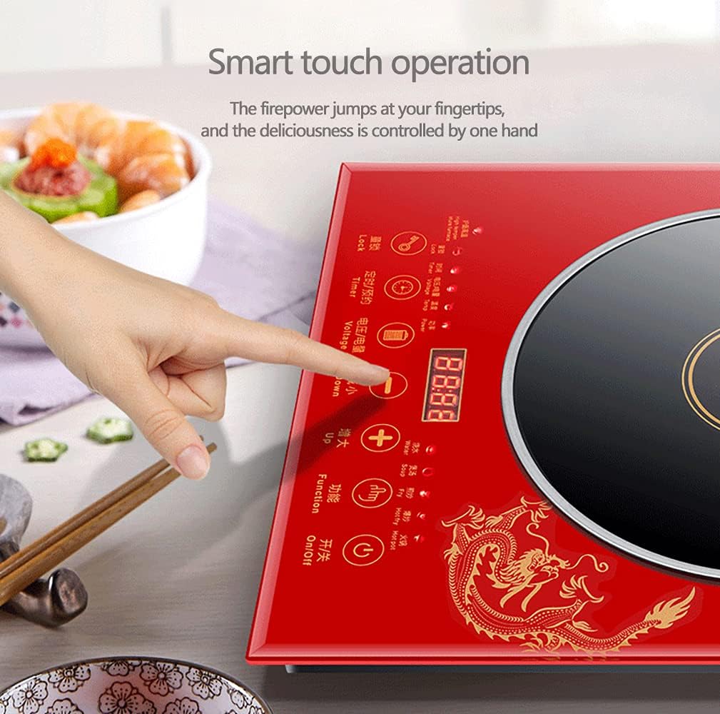 Portable Cooktop Induction Cooktop 2100W with Timer LED Display Sensor Touch Timer Portable Countertop Burner 7 Power Countertop Burner,Black