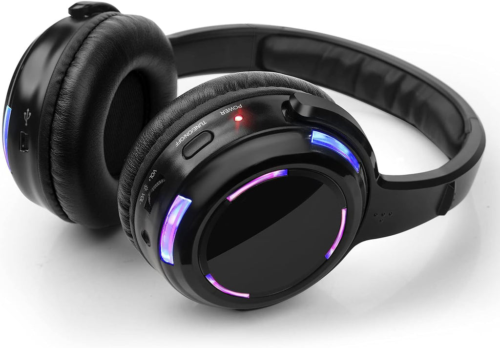 Factory Sell Silent Disco led Headphone Complete System (20 led Headphone + 2 trasmitter)