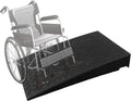 Threshold Ramp Wheelchair Ramp Heavy Duty Rubber Threshold Ramp Entrance Gate Scooter Ramp Transition Ramp for Car Trolley Kerb Ramps Anti-Slip (Color : Black, Size : 10cm/4in Rise)